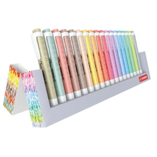 Stabilo EVIDENZIATORE TASCABILE STABILO SWING COOL SET DA SCRIVANIA 18 COLORI PASTELLO